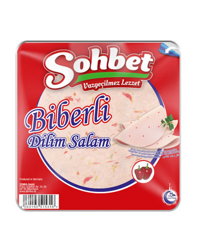 Salami (Tranche) 200gr SOHBET au Poivre/Biberli Dilim Salam 200g