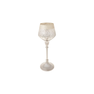 LUCCA ŞAMDAN TEALIGHT MUMLUK AN, SILVER