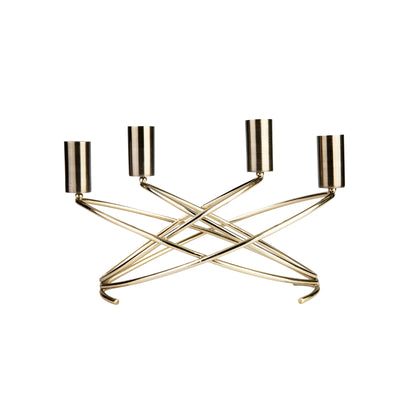 RING 4 LÜ ŞAMDAN 30X13 CM, GOLD