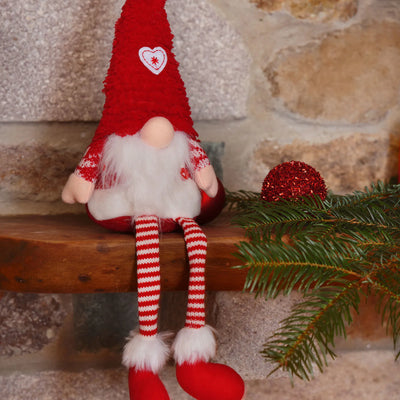 Objet en peluche Karaca Home Le Père Noël assis,52 cm