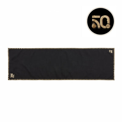 Napperon Karaca Home Collection Signature du 50e anniversaire, or noir