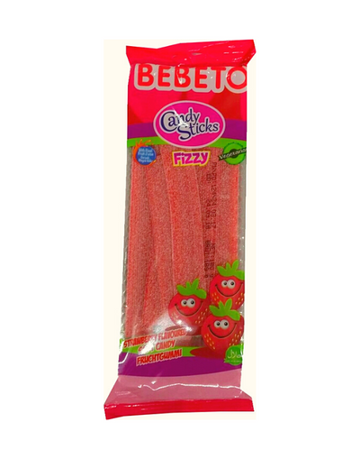 Bebeto Sour Blast Happy Strawberry Bonbon Gélifié Halal 180g
