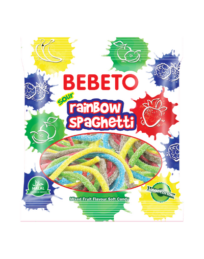 Marshmallow BEBETO Rainbow Twist Halal 60g