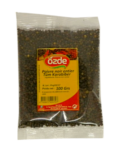 Poivre Noir Entier OZDE Karabiber Tane 100g