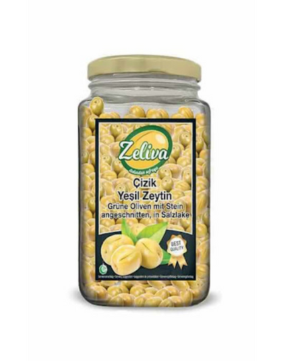 Olives Vertes Rayées 500g - Zeliva