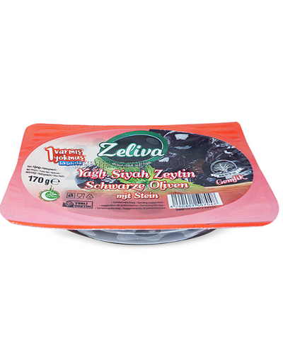 Olives Noires Gemlik Sous-Vide 170g - Zeliva