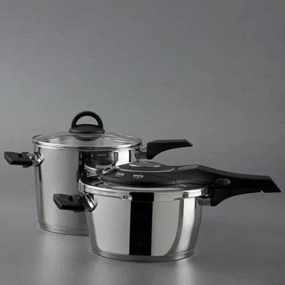 Jumbo Monaco 3PLY Batterie de Cuisine 8 Pièces avec Fond Induction