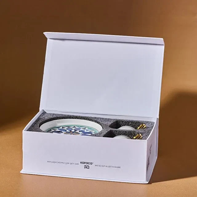 Karaca Roman Ensemble De 2 Tasses À Café Pour 2 Personnes, 90 Ml
