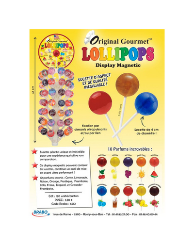 Lollipops Original Gourmet Sucette 30g