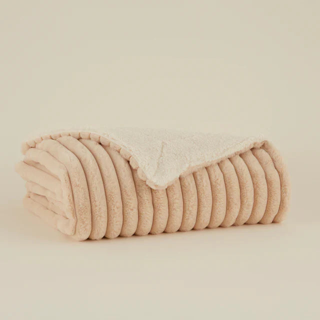 Plaid TV Karaca Rabbit Sherpa Beige