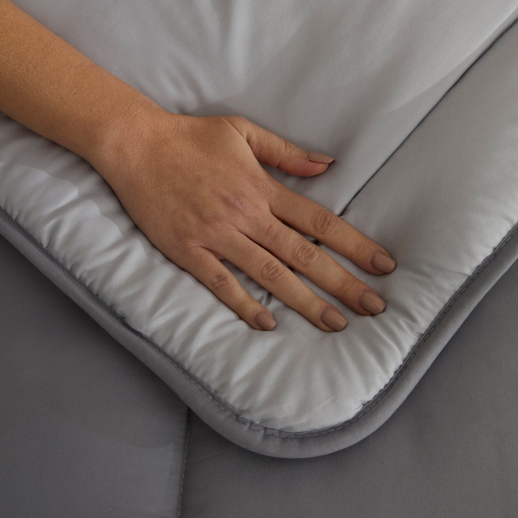 Karaca Double Face Couverture Anthracite-Gris 135x200