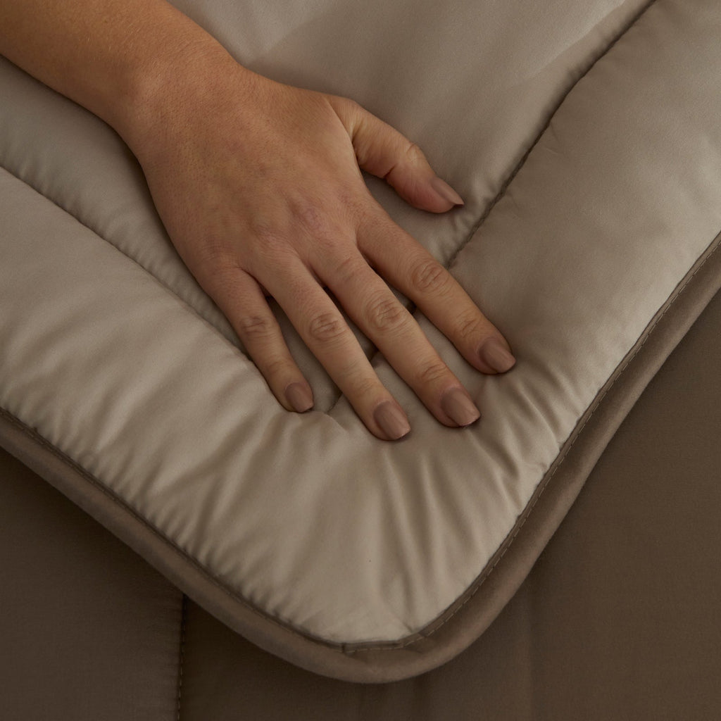 Karaca Double Face Couette Beige-Mocha 135X200