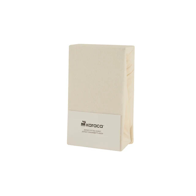 Housse de matelas Jersey Karaca Home, 140x200+30 cm, Crème
