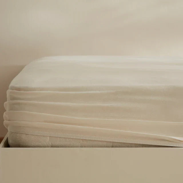 Housse de matelas Jersey Karaca Home, 160x200+30 cm, Crème