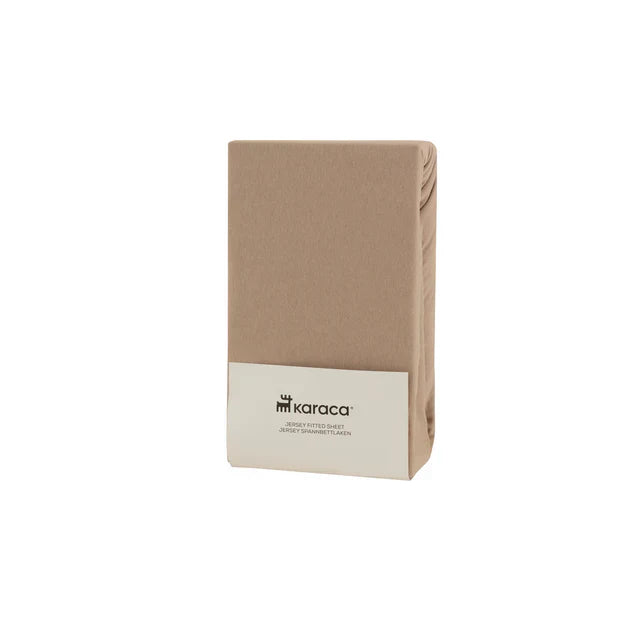 Housse de matelas Jersey Karaca Home, 140x200+30 cm, Beige