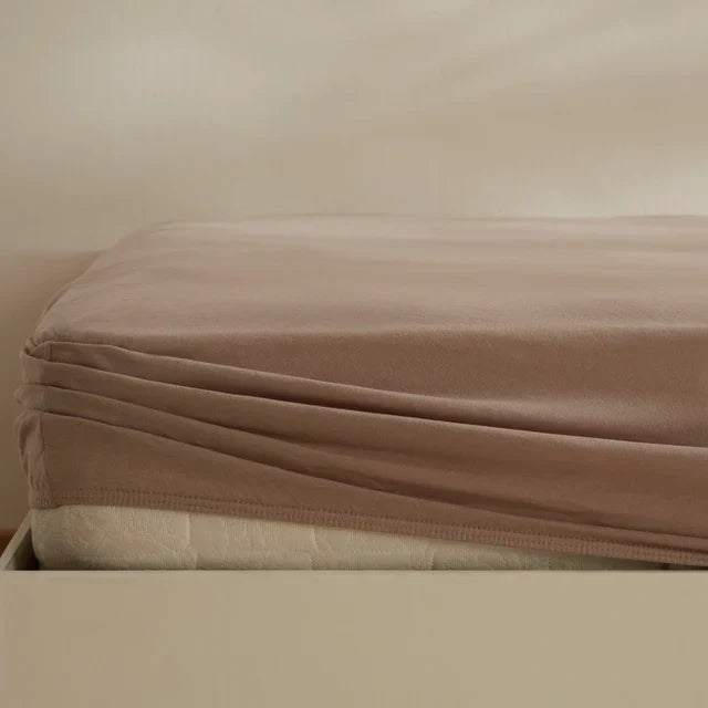 Housse de matelas Jerseystretch Karaca Home, 120x200+30 cm, Beige