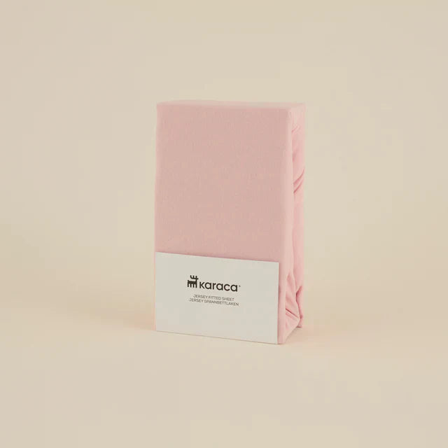 Housse de matelas Jersey Karaca Home, 100x200+30 cm, Rose Poudré