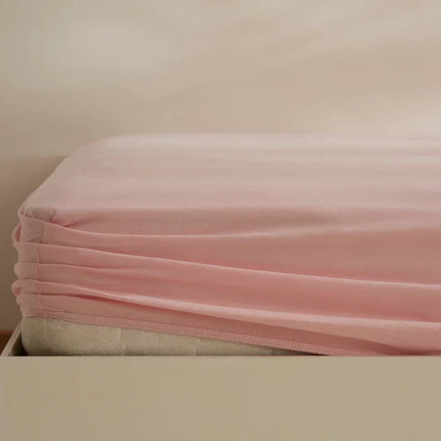 Housse de matelas Jersey Karaca Home, 100x200+30 cm, Rose Poudré