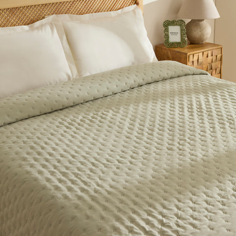 Breezy, Set de Couvre-lit, Vert Sauge