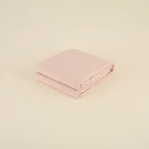Breezy – Jeté de lit rose poudré 160 x 240 cm