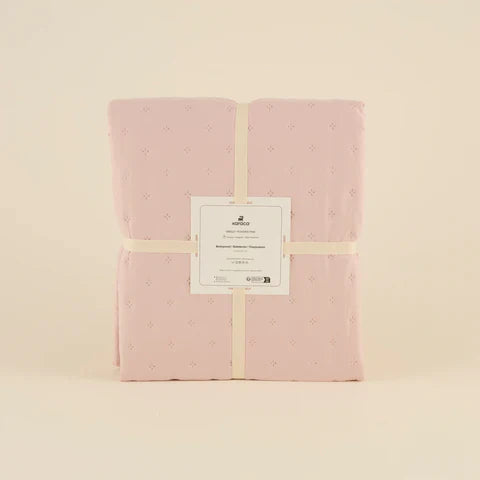 Breezy – Jeté de lit rose poudré 160 x 240 cm