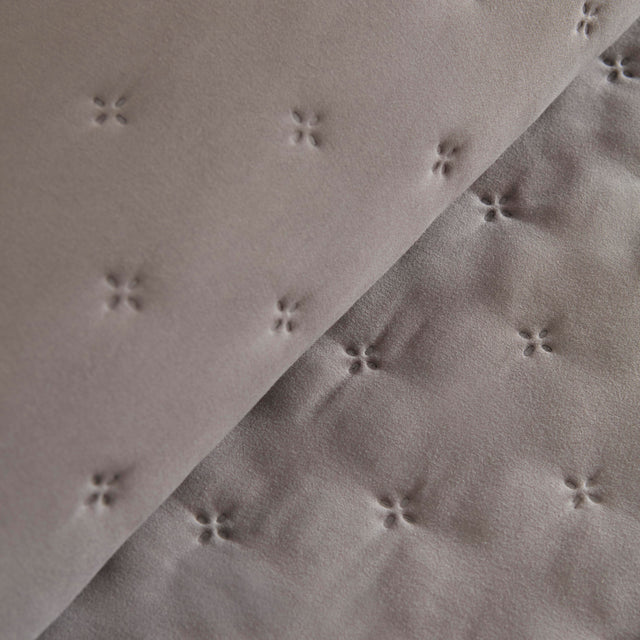 Ensemble de Couvre-lit Fiona Gris 230x240 cm + 2 Taies (50x70 cm)