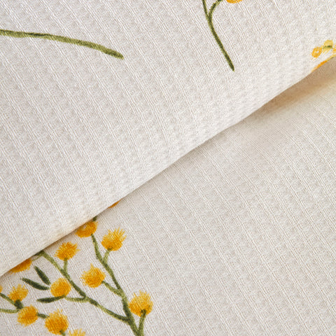 Karaca Loretta, Ensemble en Piqué 100% Coton, Simple, Jaune