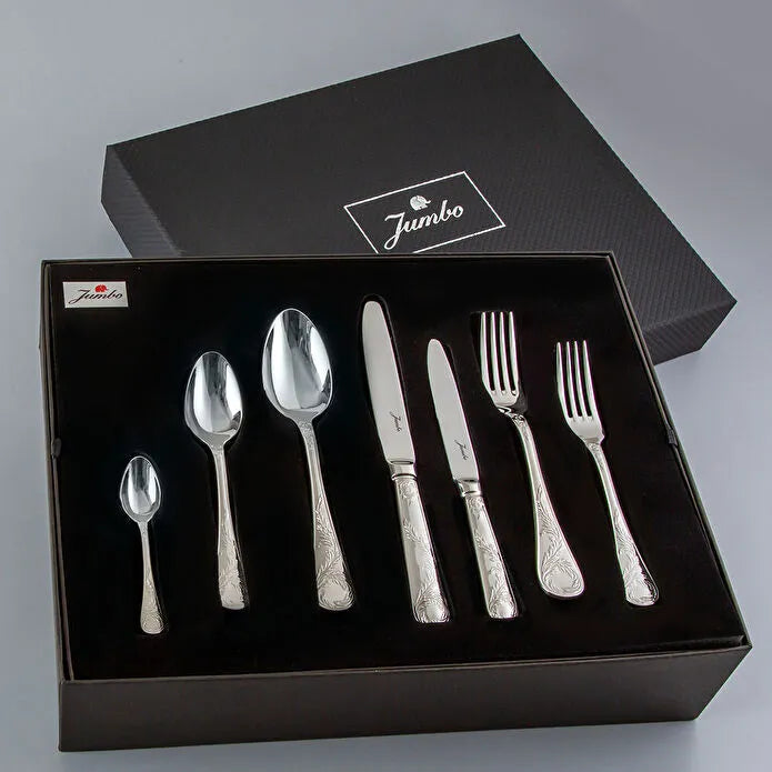 Jumbo 9700 Service de Couverts 84 Pièces pour 12 Personnes