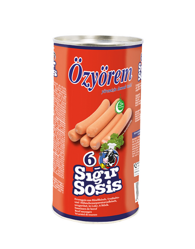 Ozyorem Dose Sigir Saucisses de Bœuf en Conserve 250g
