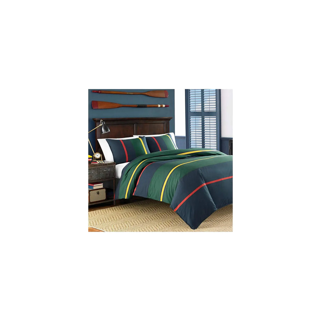 Parure de couette Nautica Heritage pour lit simple, 135x200 cm, 80x80 cm
