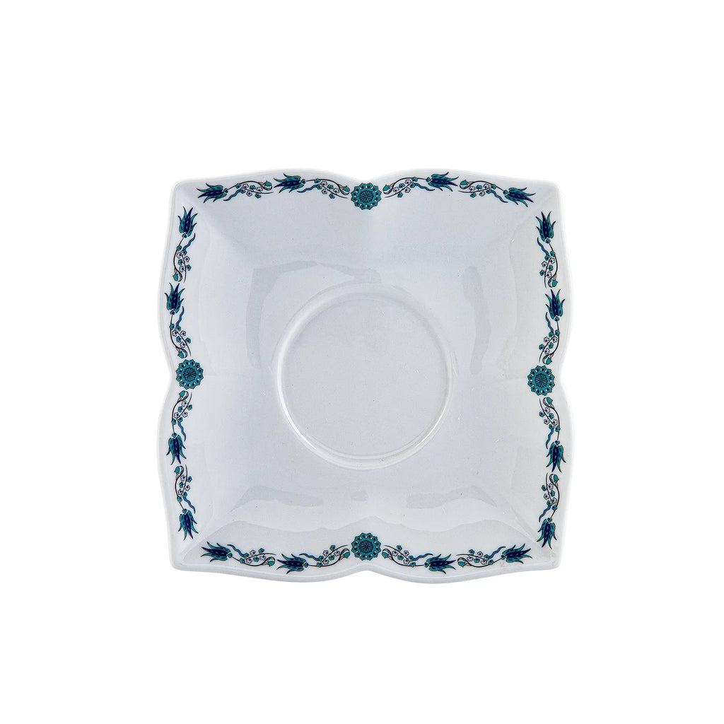 Service Petit Déjeuner Karaca İznik pour 6 personnes, 32 pièces carrées/rectangulaires