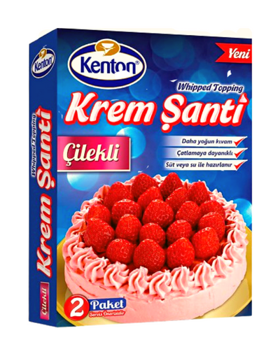 KENTON Krem Santi Cilekli - Crème chantilly à la fraise