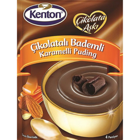 Pudding Chocolat et Amandes-Caramel Kenton 100g