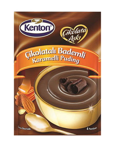 Pudding Chocolat et Amandes-Caramel Kenton 100g
