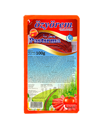 SOHBET Dilim Tranches de Jambon de Bœuf Façon Turc 100g