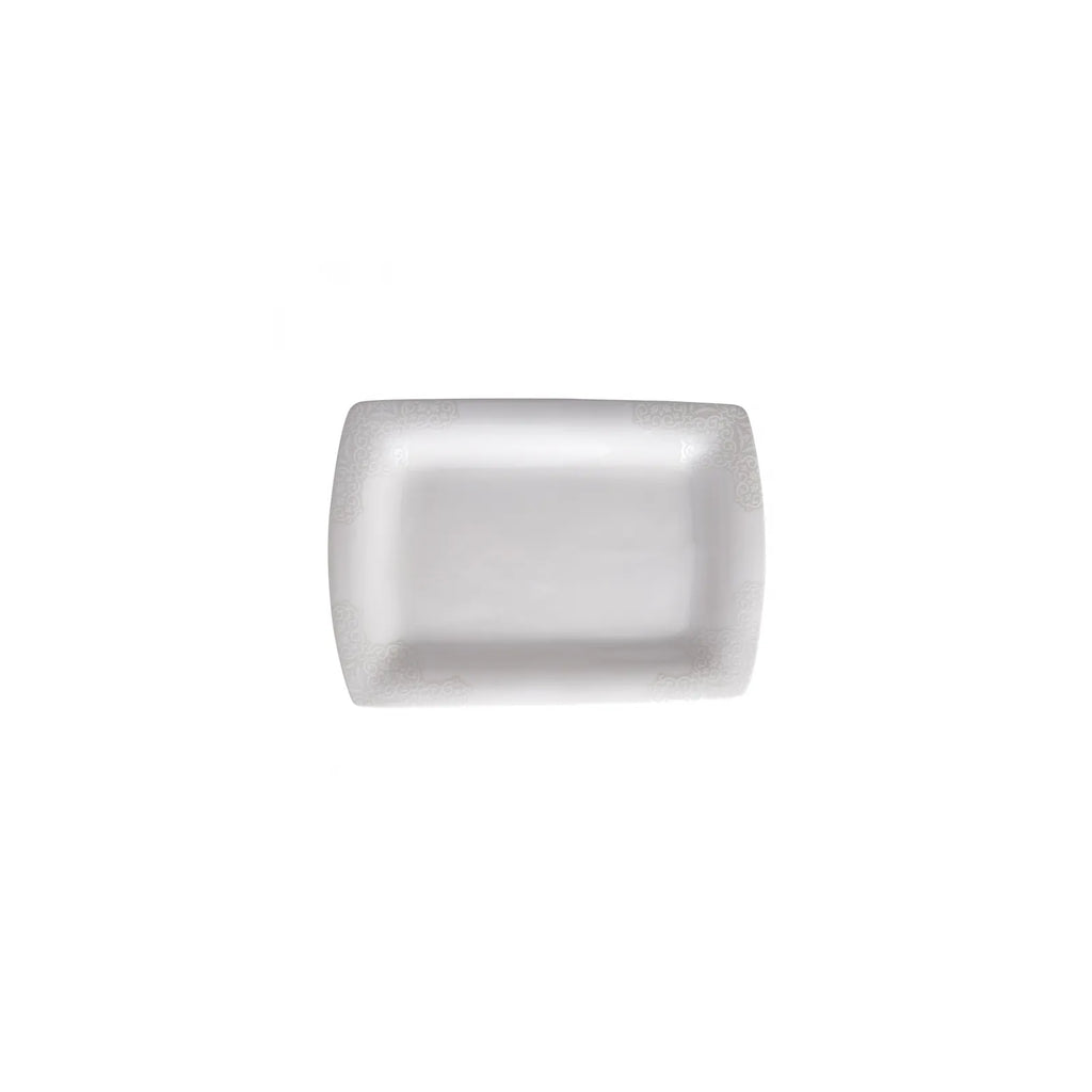Service de table Karaca Fine Pearl Valentina pour 12 personnes, 62 pièces carrées/rectangulaires