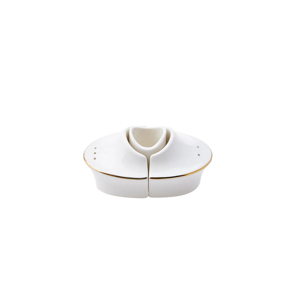 Karaca Red Carpet Collection Service de table en porcelaine Streamline Hole pour 12 personnes, 59 pièces, doré