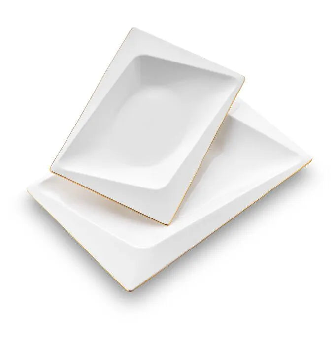 Service de table carré Jumbo Fold Gold 58 pièces pour 12 personnes