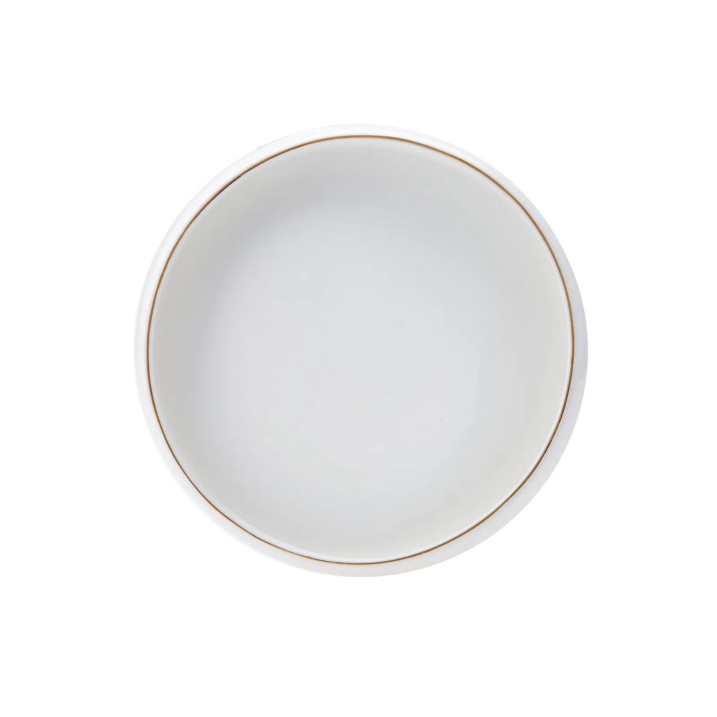 Karaca Red Carpet Collection Service de table en porcelaine Streamline Hole pour 12 personnes, 59 pièces, doré