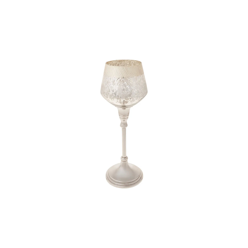 LUCCA  ŞAMDAN TEALIGHT MUMLUK AN, SILVER