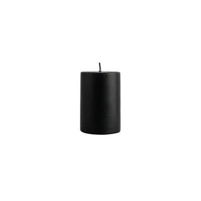 CYLINDRIQUE BOUGIE 6,5X10 CM, NOIR