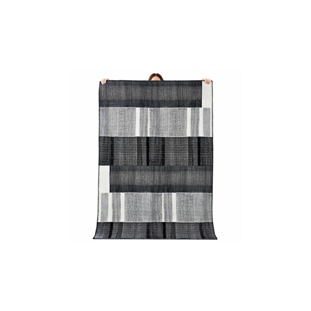 Tapis Kasmır Halı Décoratif Art Trend, Profond Noir, 160X230