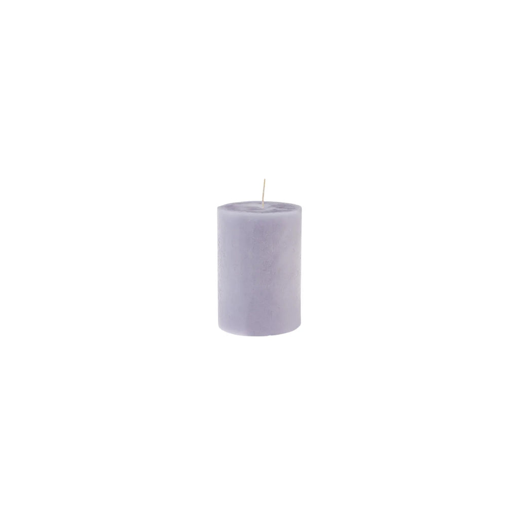 Bougie cylindrique Karaca, 6,5 x 10 cm, gris