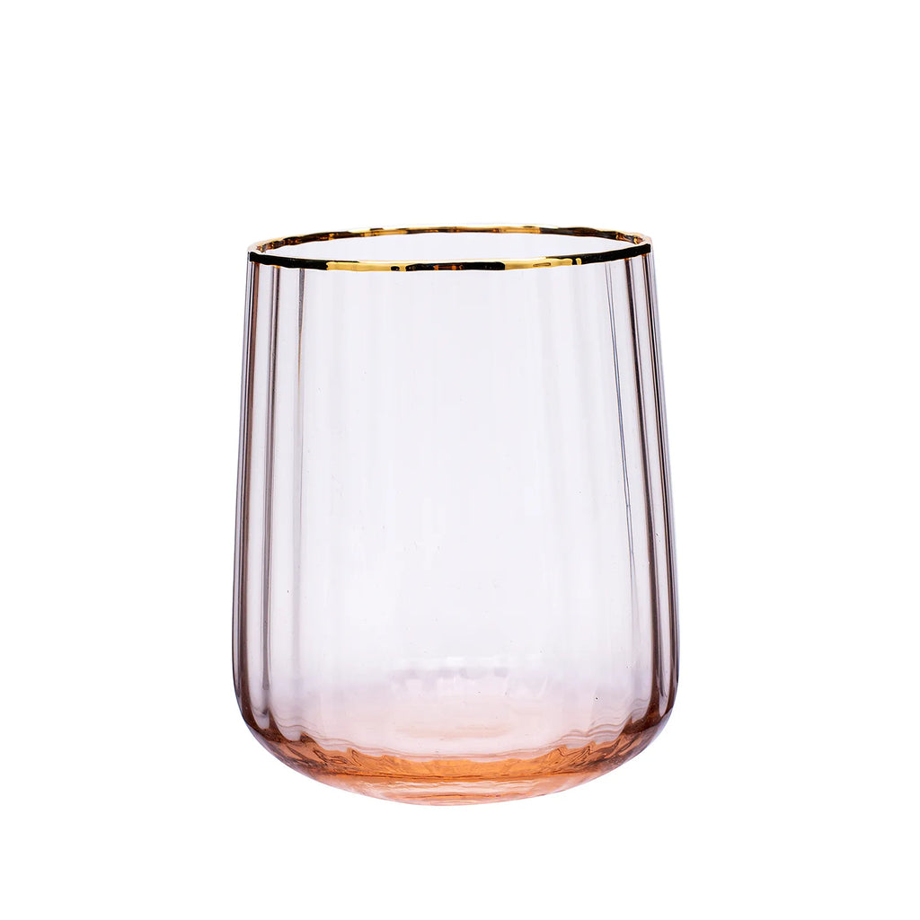 Verre à eau Karaca Misty Line, orange