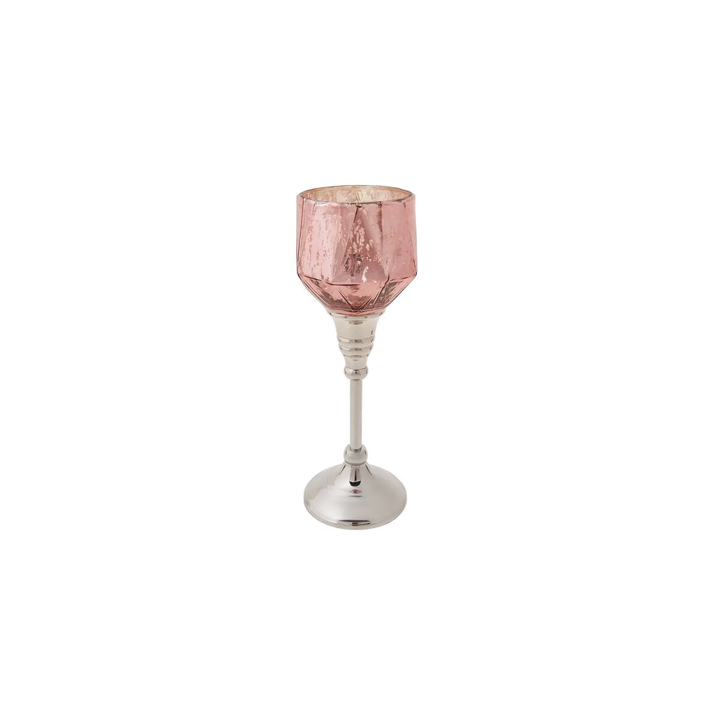 LUCCA  ŞAMDAN TEALIGHT MUMLUK  24, PEMBE