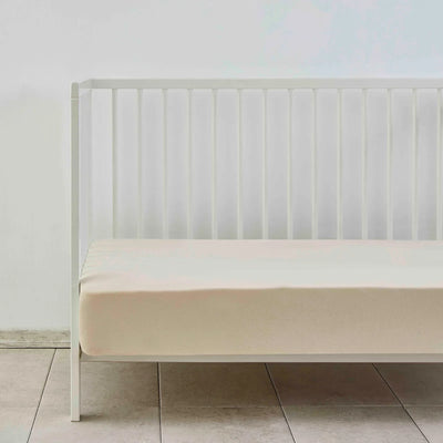 KH JERSEY FITTED SHEET BEIGE BABY D, BEJ