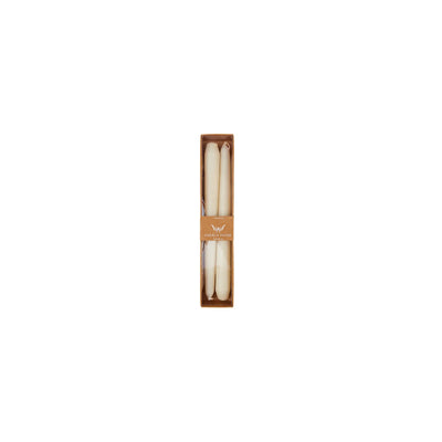 Bougie longue Karaca, 24 cm, 2 pièces, écru