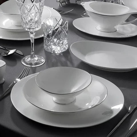 Jumbo Moon Platine Service De Table 64 Pièces Pour 12 Personnes