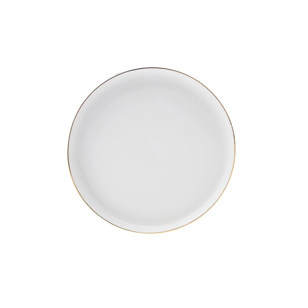 Karaca Red Carpet Collection Service de table en porcelaine Streamline Hole pour 12 personnes, 59 pièces, doré