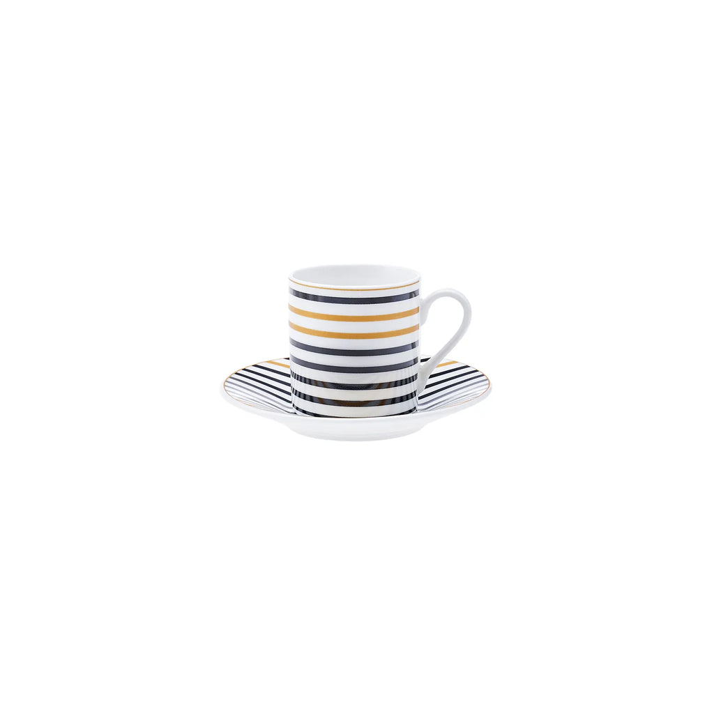 Coffret de tasses à expresso/moka Karaca Nossa pour 6 personnes, 12 pièces